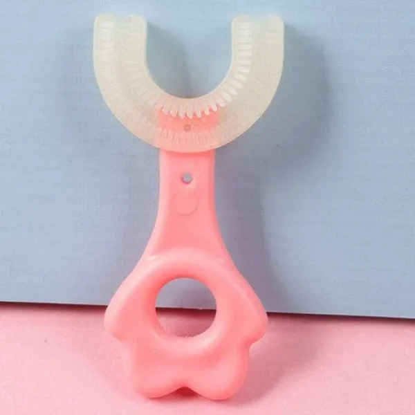 Toothbrush For Children 360 Degree U shaped Toothbrush Teethers Soft Silicone Baby Brush Kids Teeth