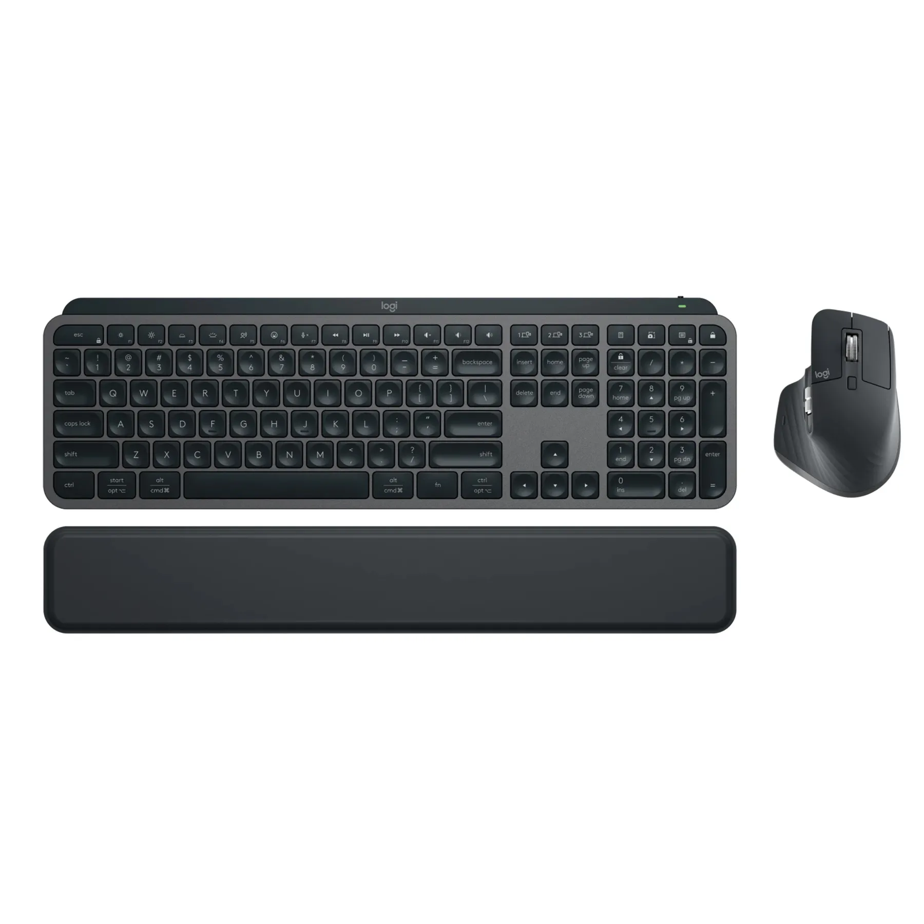 کیبورد و ماوس لاجیتک مدل MX KEYS COMBO for Business Gen 2، سوئیچ ممبران، Full-size | مشکی | گارانتی 24 ماهه مروارید اسپیرو