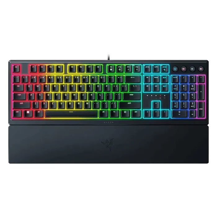 کیبورد مخصوص بازی ریزر مدل Ornata V3 | مشکی | گارانتی 18 ماهه پانا