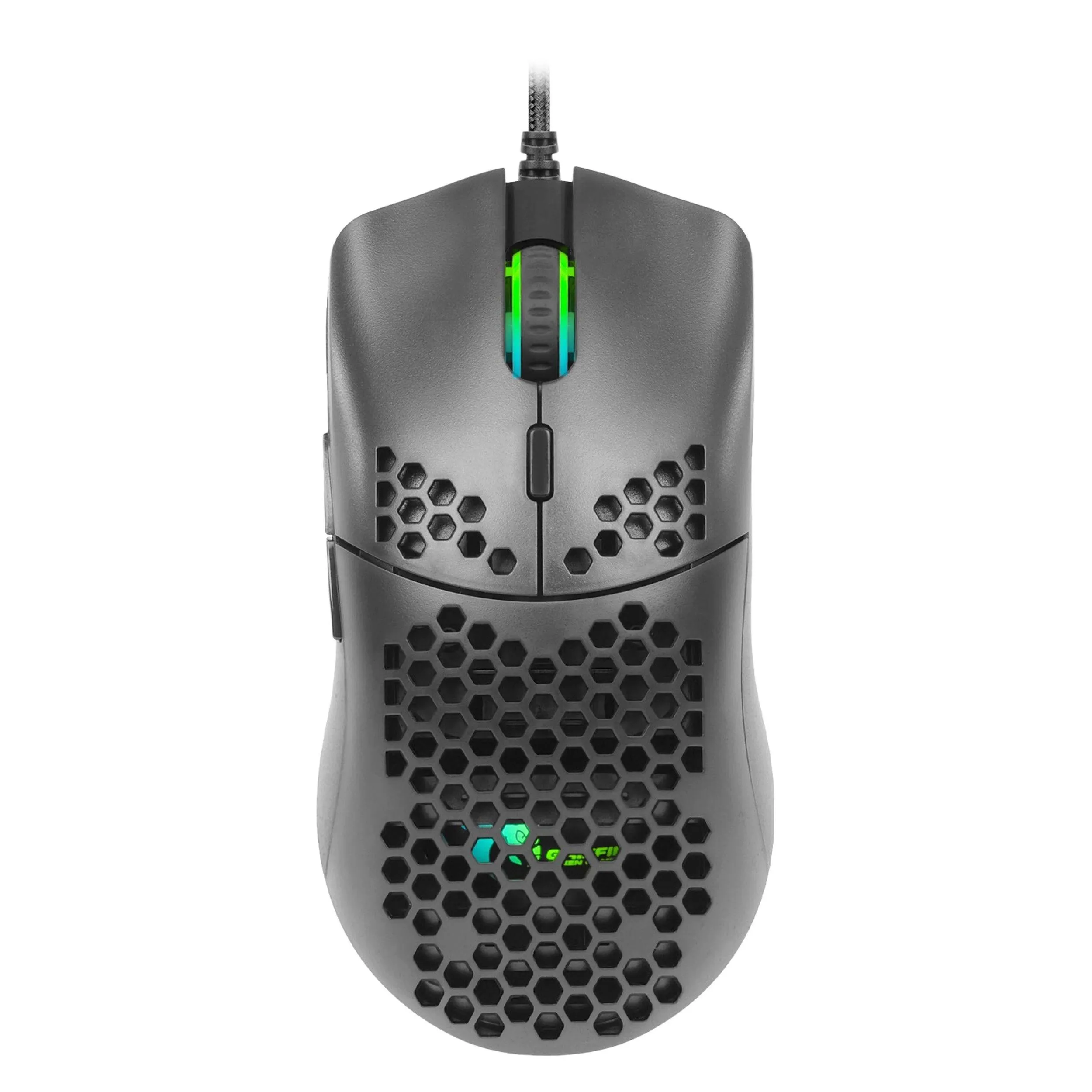 ماوس مخصوص بازی گرین مدل GM606-RGB | خاکستری | گارانتی 24 ماهه مروارید اسپیرو