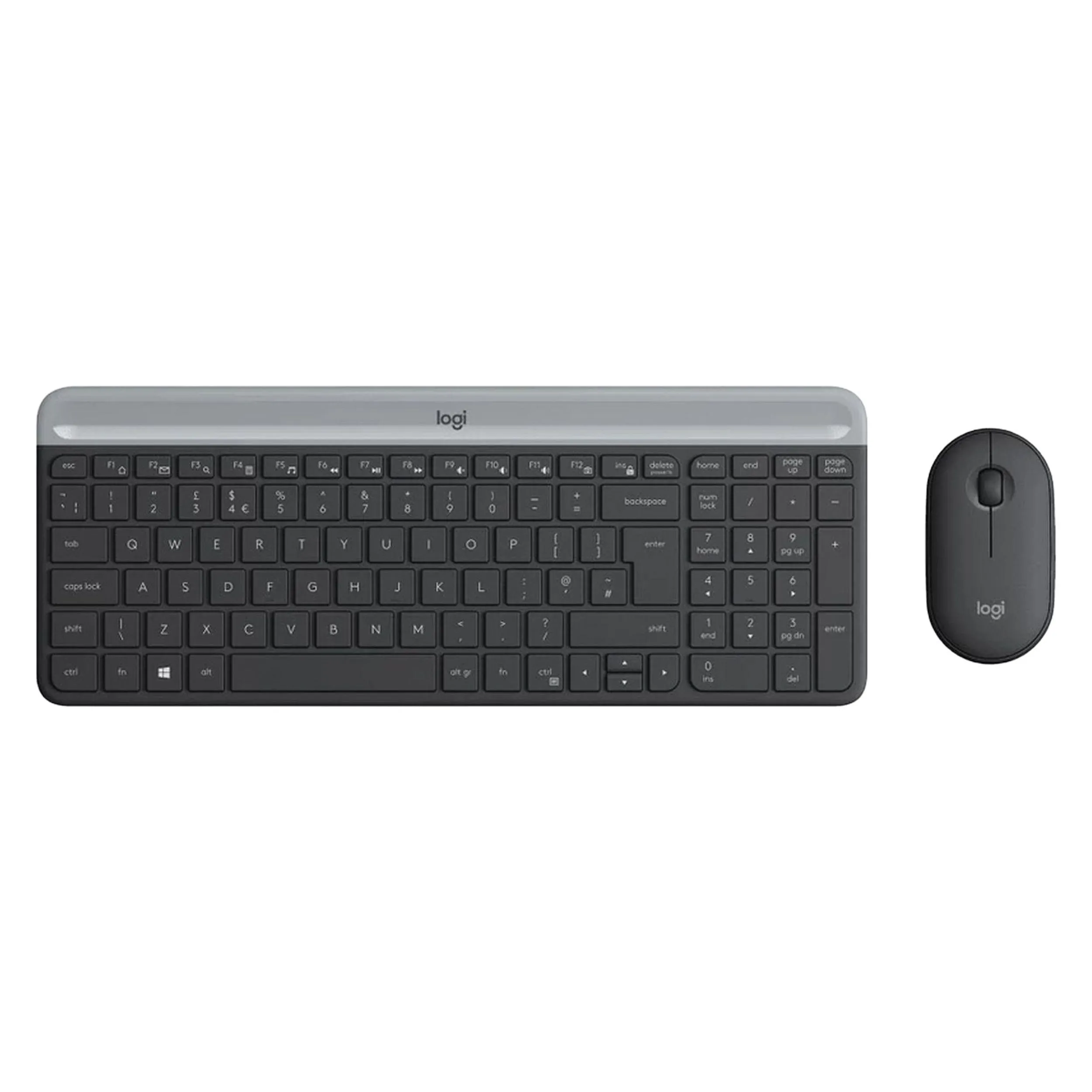 کیبورد و ماوس بی‌سیم لاجیتک مدل MK470، سوییچ ممبران، Full-Size | مشکی | گارانتی 24 ماهه مروارید اسپیرو