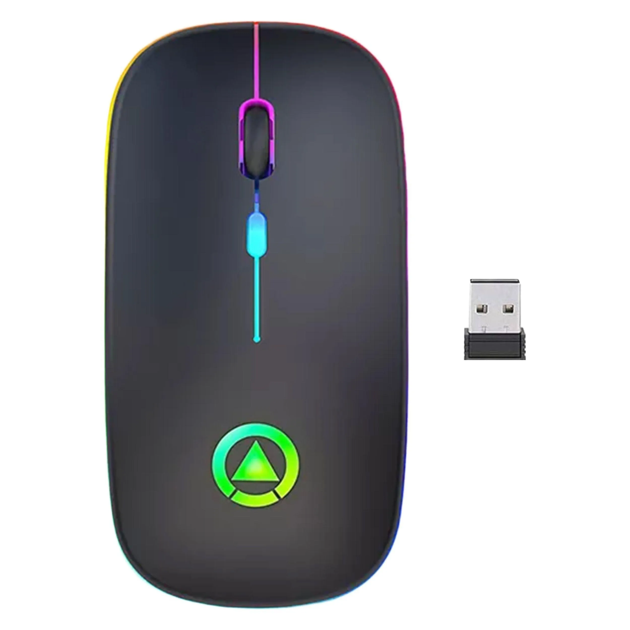 ماوس بی سیم مدل A2 RGB BT | مشکی | گارانتی 24 ماهه مروارید اسپیرو