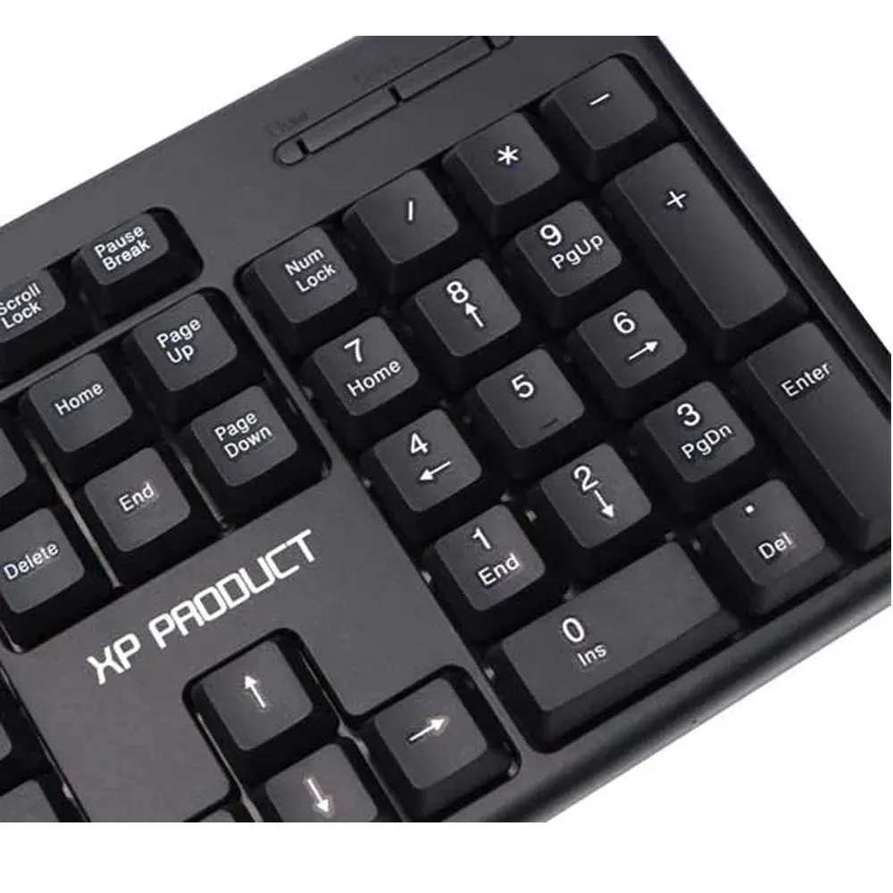 کیبورد ایکس پی-پروداکت مدل XP-8800، Full-size | مشکی | گارانتی 24 ماهه مروارید اسپیرو