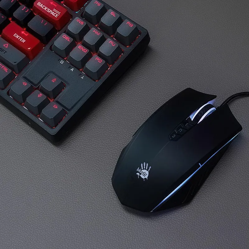 ماوس مخصوص بازی بلادی مدل A7O_MATTE BLACK | مشکی | گارانتی 24 ماهه مروارید اسپیرو