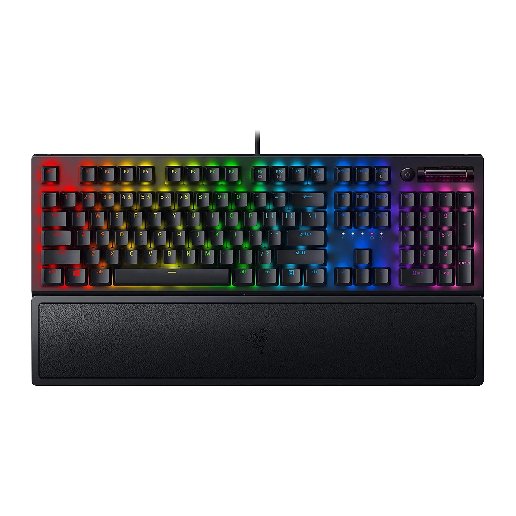 کیبورد مخصوص بازی ریزر مدل BLACKWIDOW V3 Chroma RGB With Green Switch | مشکی | گارانتی 18 ماهه پانا