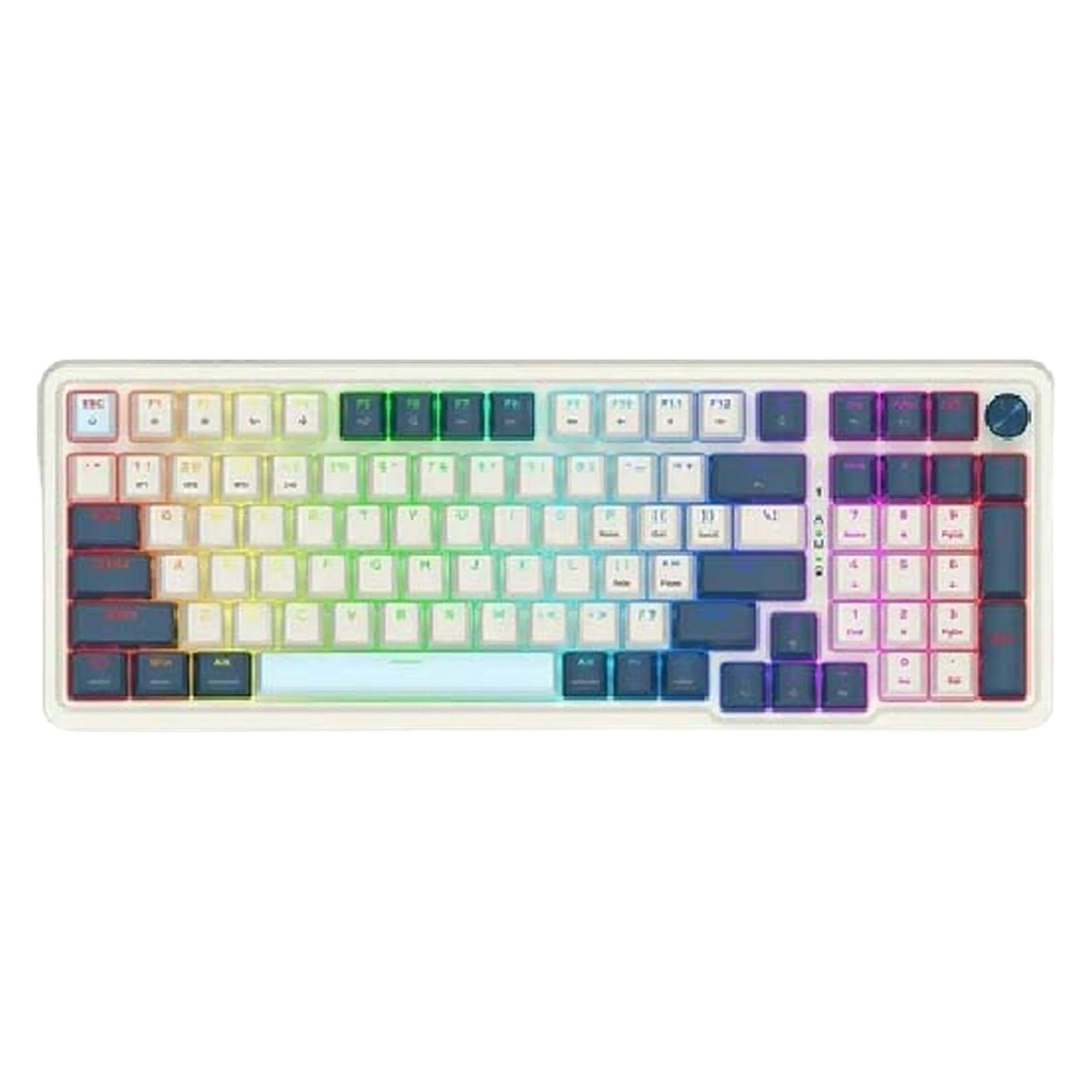 کیبورد مخصوص بازی ردراگون مدل K686 WB PRO | سفید | گارانتی 24 ماهه مروارید اسپیرو