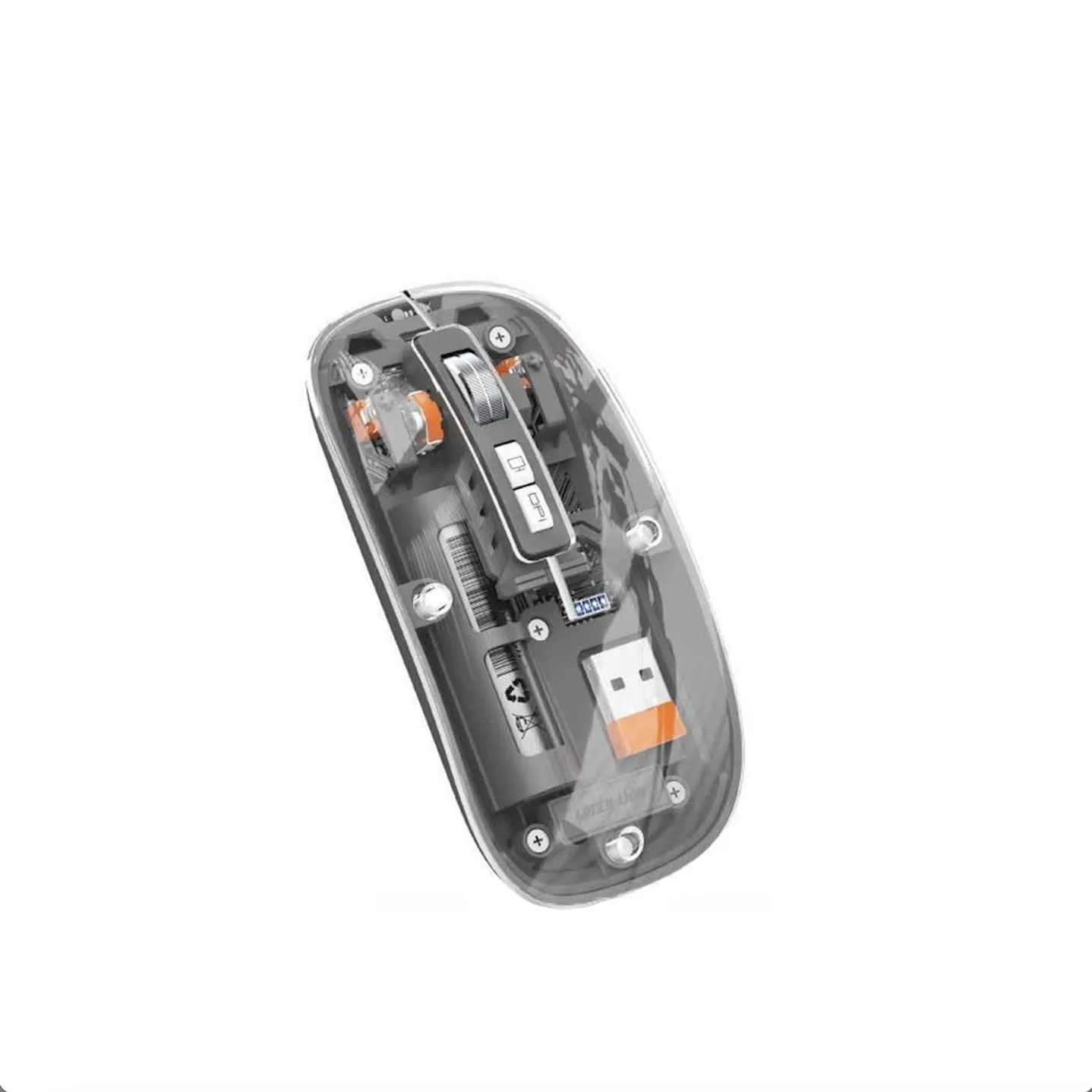 ماوس بی سیم گرین لاین مدل Transparent Mouse 2 | بی رنگ مات | گارانتی 24 ماهه مروارید اسپیرو