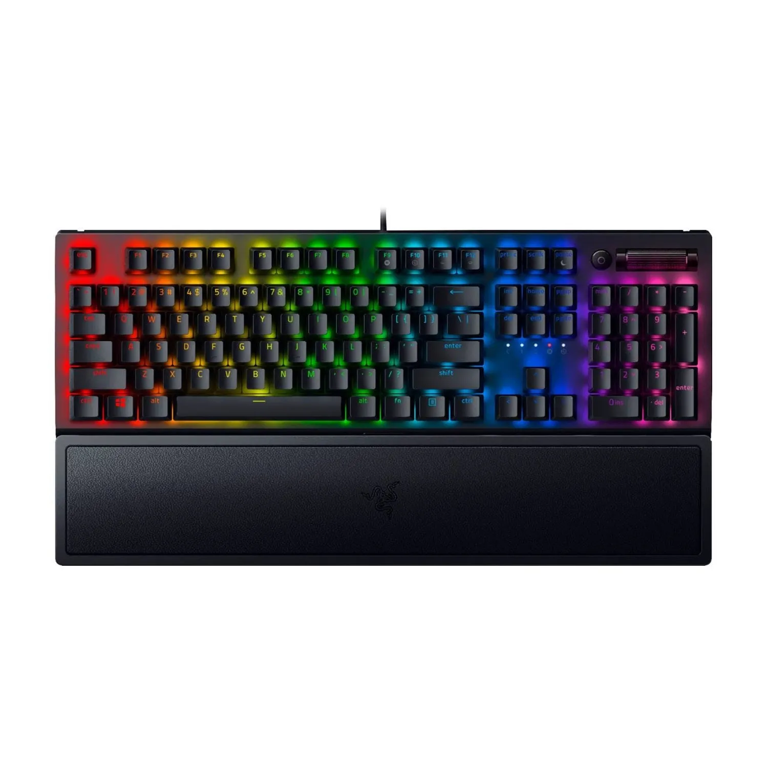 کیبورد مخصوص بازی ریزر مدل BLACKWIDOW V3 Chroma RGB With Green Switch | مشکی | گارانتی 18 ماهه پانا