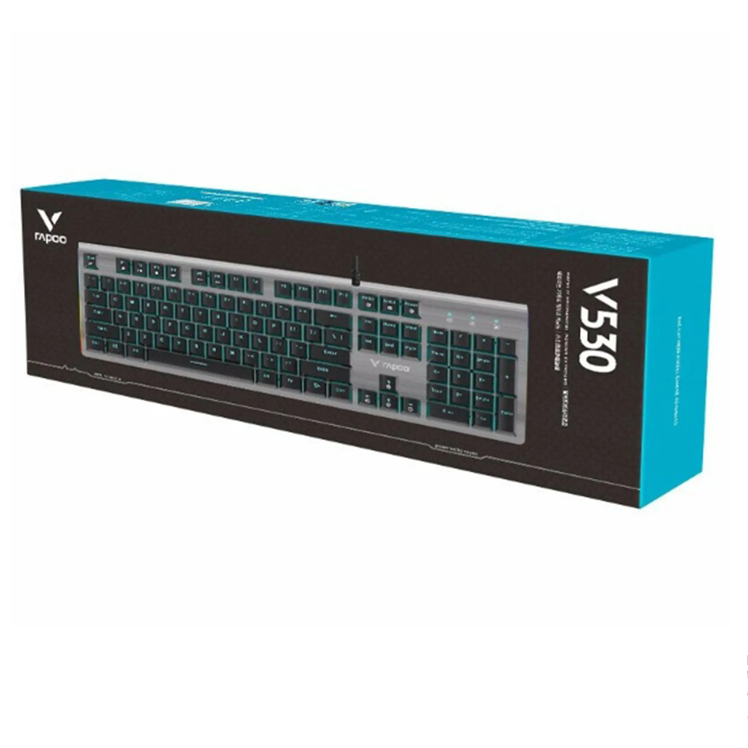 کیبورد مخصوص بازی رپو مدل v530 | مشکی | گارانتی 24 ماهه مروارید اسپیرو