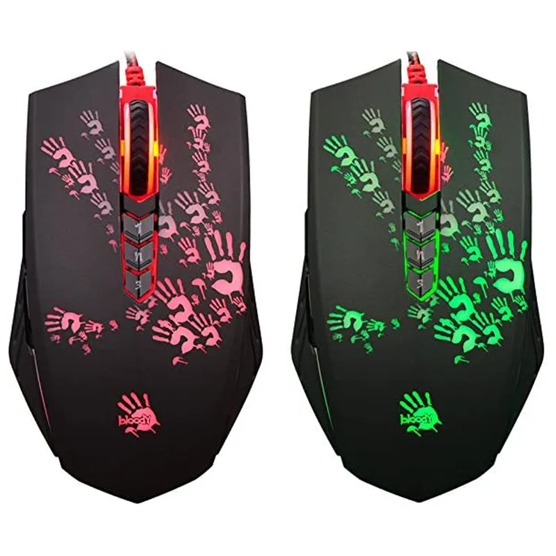 ماوس مخصوص بازی بلادی مدل A_6O_NEON_RGB | مشکی | گارانتی 24 ماهه مروارید اسپیرو