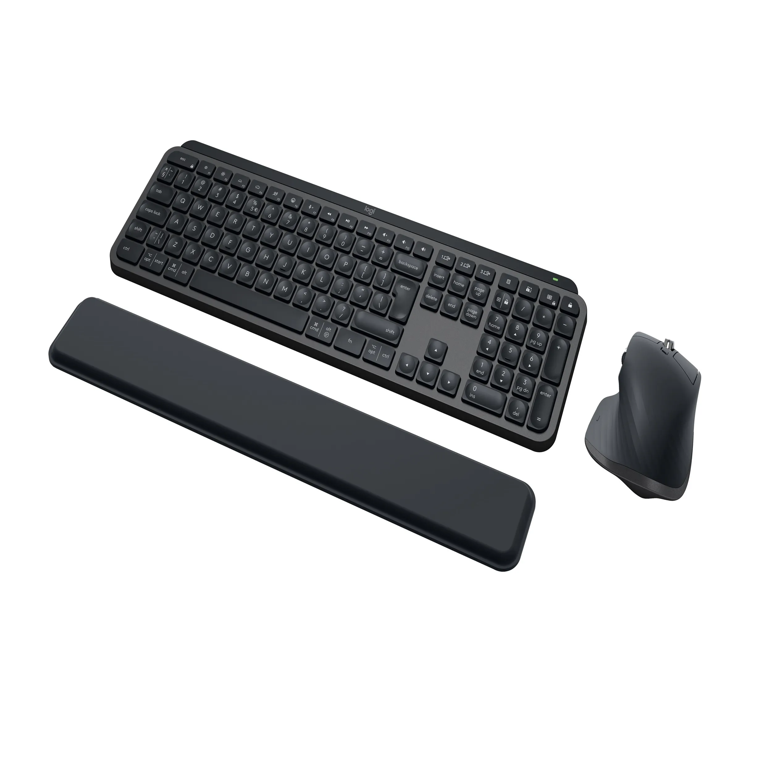 کیبورد و ماوس لاجیتک مدل MX KEYS COMBO for Business Gen 2، سوئیچ ممبران، Full-size | مشکی | گارانتی 24 ماهه مروارید اسپیرو