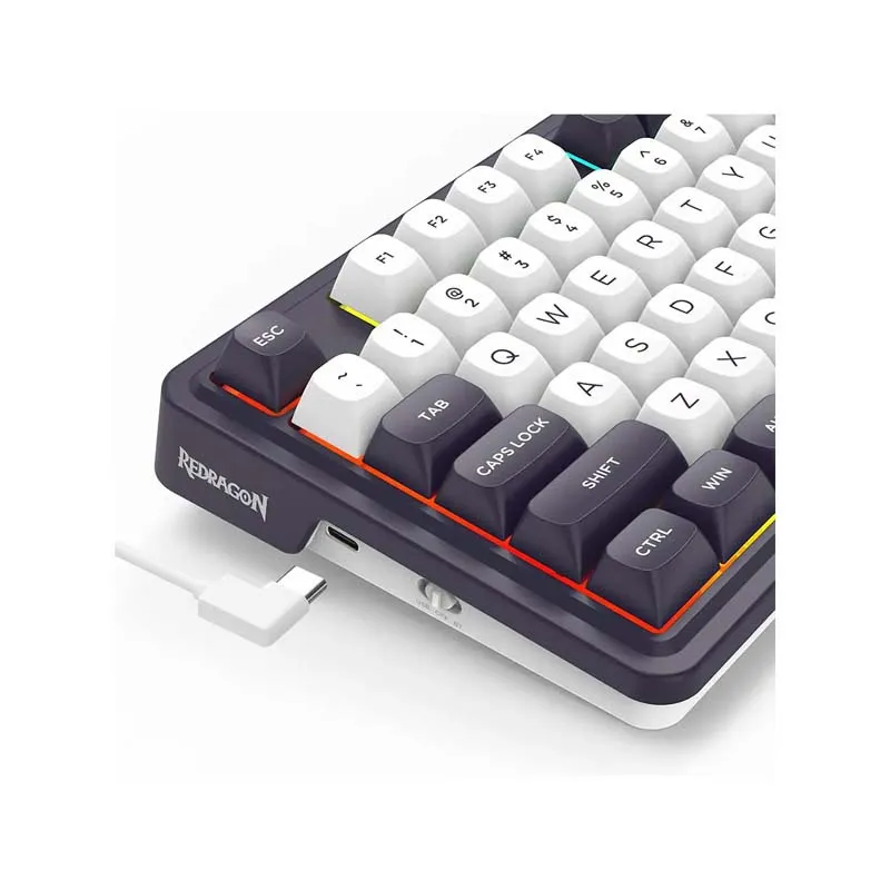 کیبورد گیمینگ ردراگون مدل FINKE QMK K715 PRO | نوک مدادی | گارانتی 24 ماهه مروارید اسپیرو