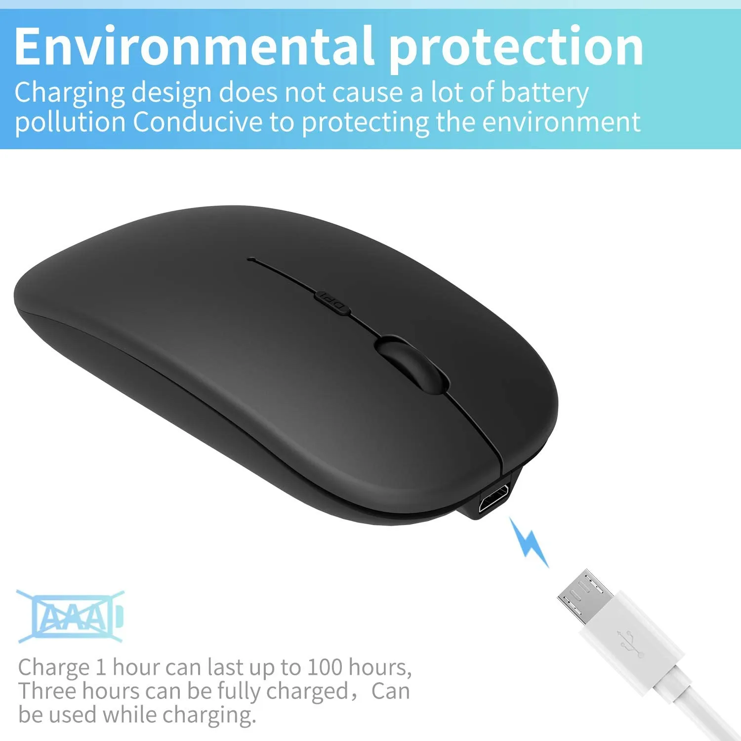 ماوس بی سیم مدل Ultra Slim silent click | مشکی | گارانتی 24 ماهه مروارید اسپیرو