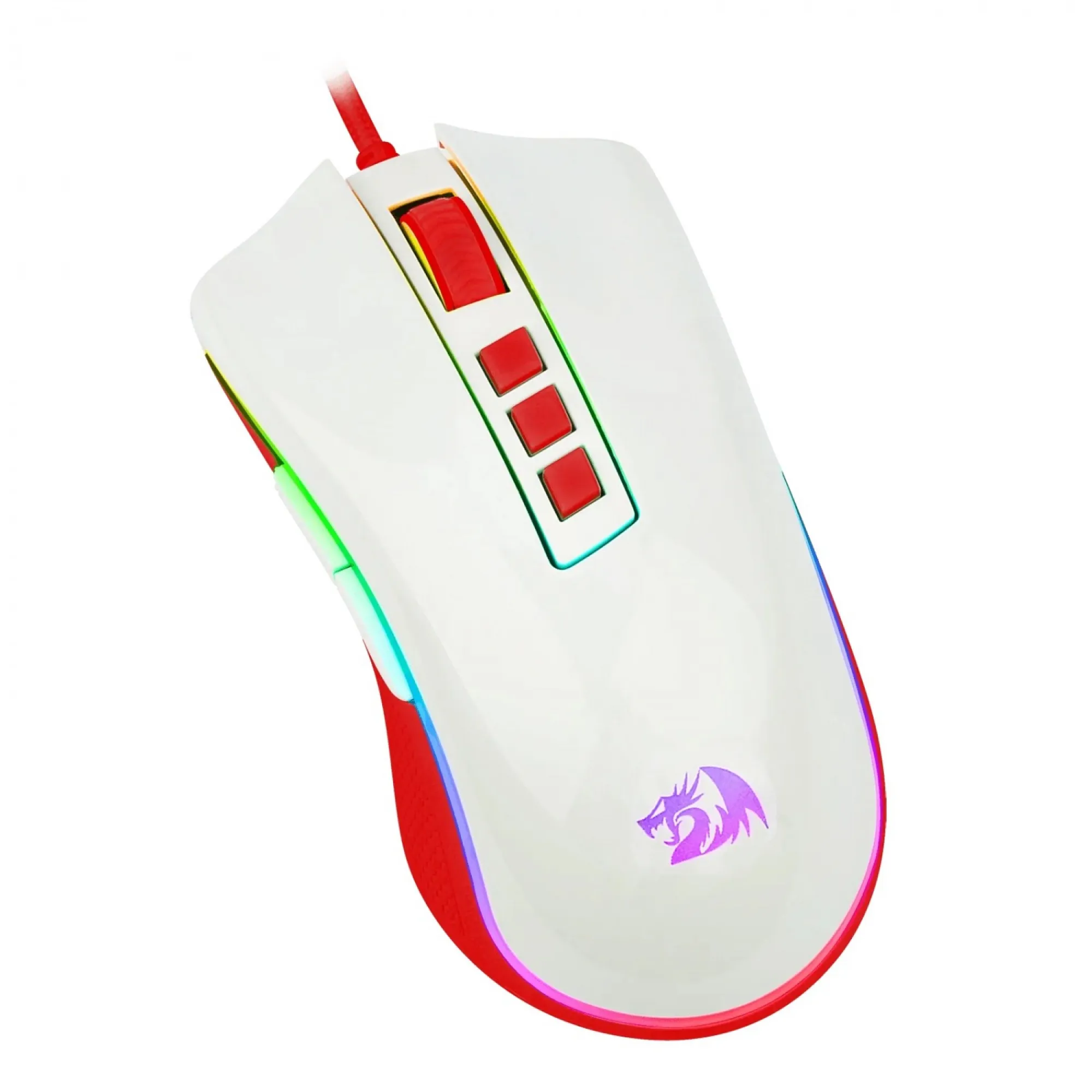 ماوس ردراگون مدل COBRA M711C | سفید | گارانتی 24 ماهه مروارید اسپیرو