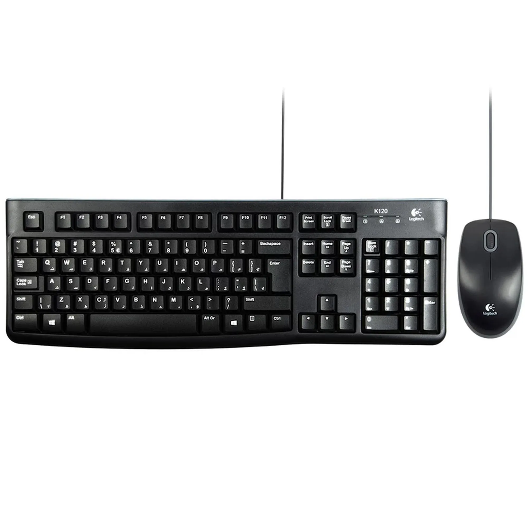 کیبورد و ماوس لاجیتک MK120 | مشکی | گارانتی 24 ماهه مروارید اسپیرو