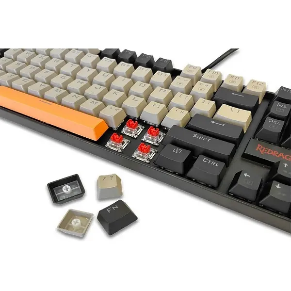 کیبورد مخصوص بازی ردراگون مدل KUMARA K552 RGB PRO OG-BK-GY | مشکی | گارانتی 24 ماهه مروارید اسپیرو