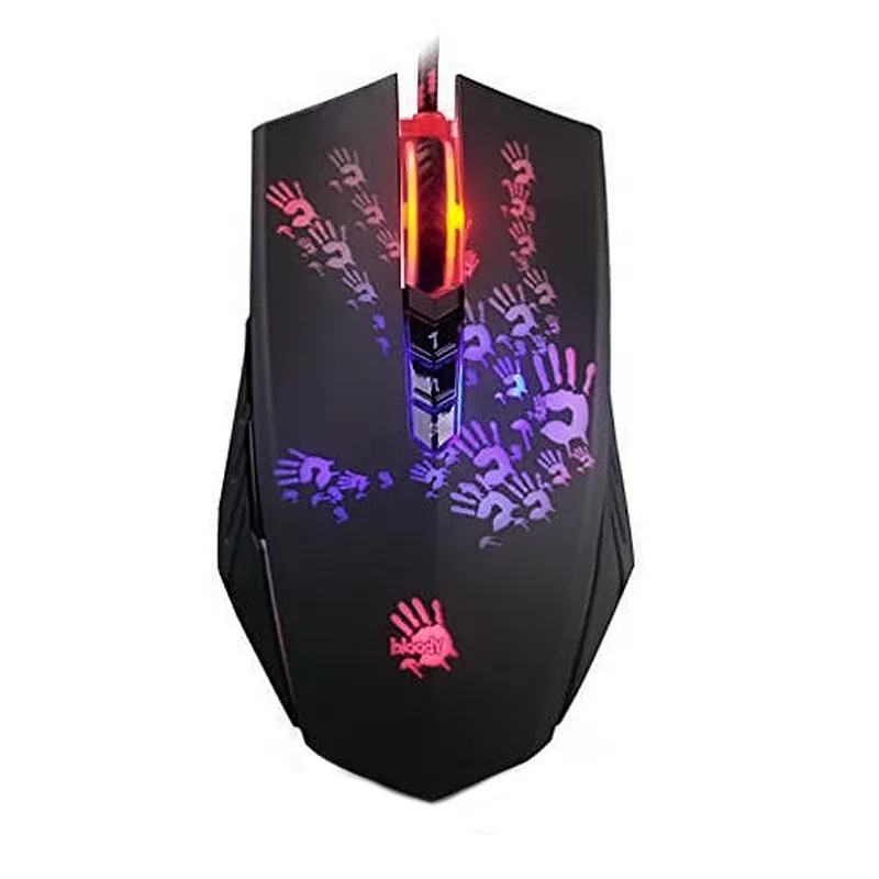 ماوس مخصوص بازی بلادی مدل A_6O_NEON_RGB | مشکی | گارانتی 24 ماهه مروارید اسپیرو