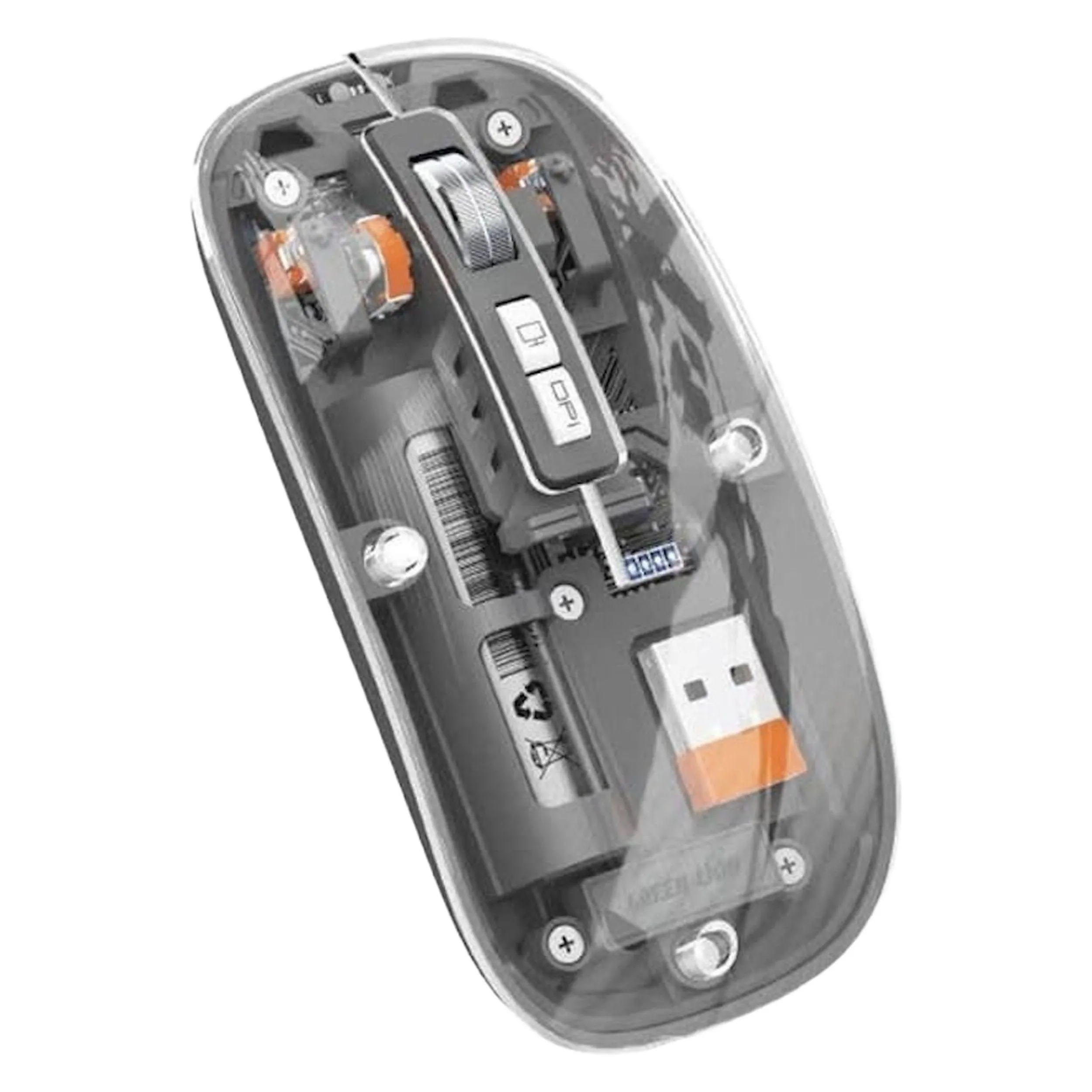 ماوس بی سیم گرین لاین مدل Transparent Mouse 2 | بی رنگ مات | گارانتی 24 ماهه مروارید اسپیرو