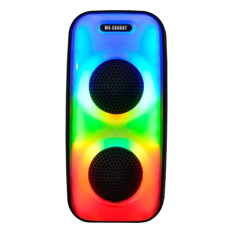 اسپیکر بلوتوثی قابل حمل مدل MS-2608BT | مشکی | سرویس ویژه دیجی کالا: 7 روز تضمین بازگشت کالا