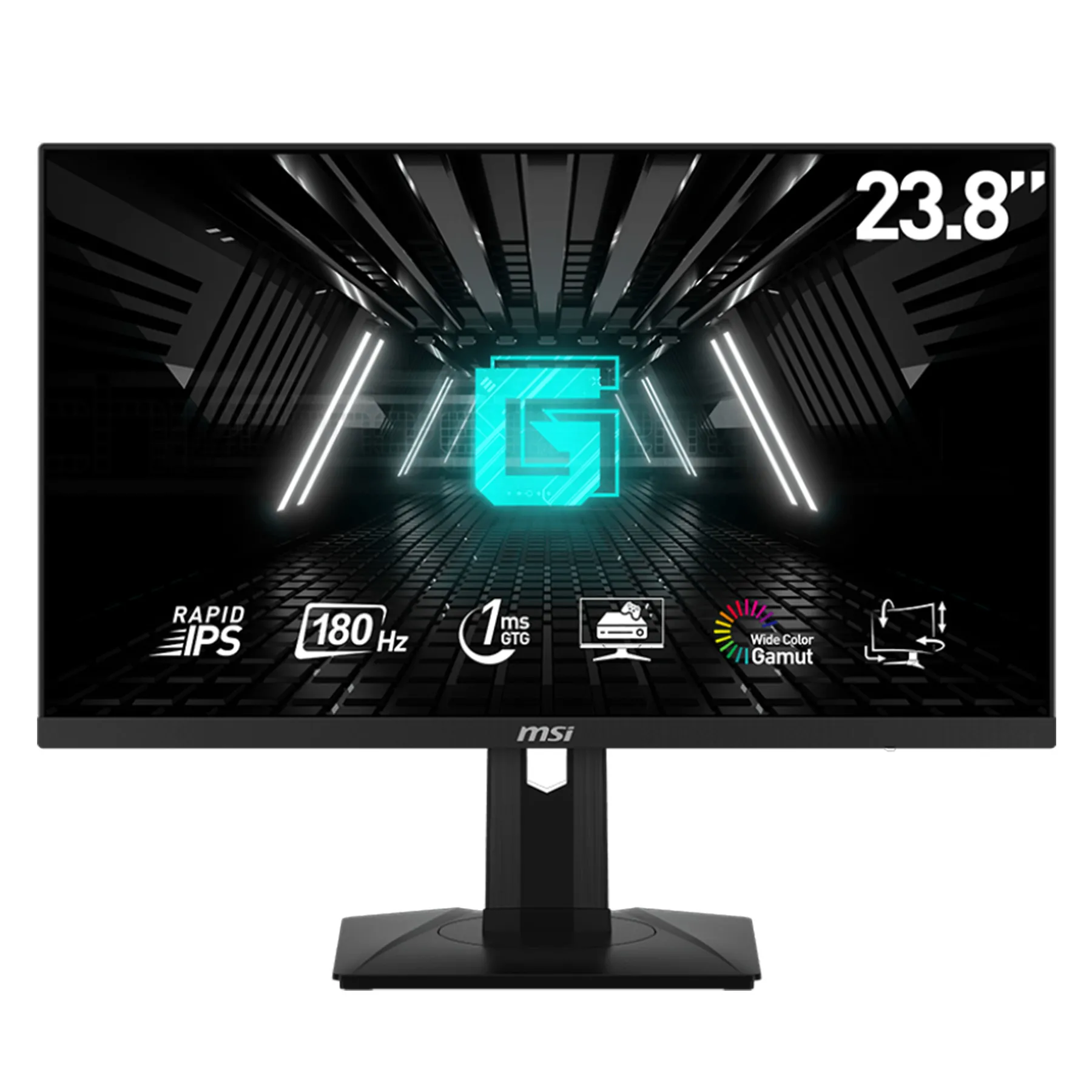 مانیتور گیمینگ 23.8 اینچ ام اس آی مدل G244PF-E2 | مشکی | گارانتی 36 ماهه ماتریس
