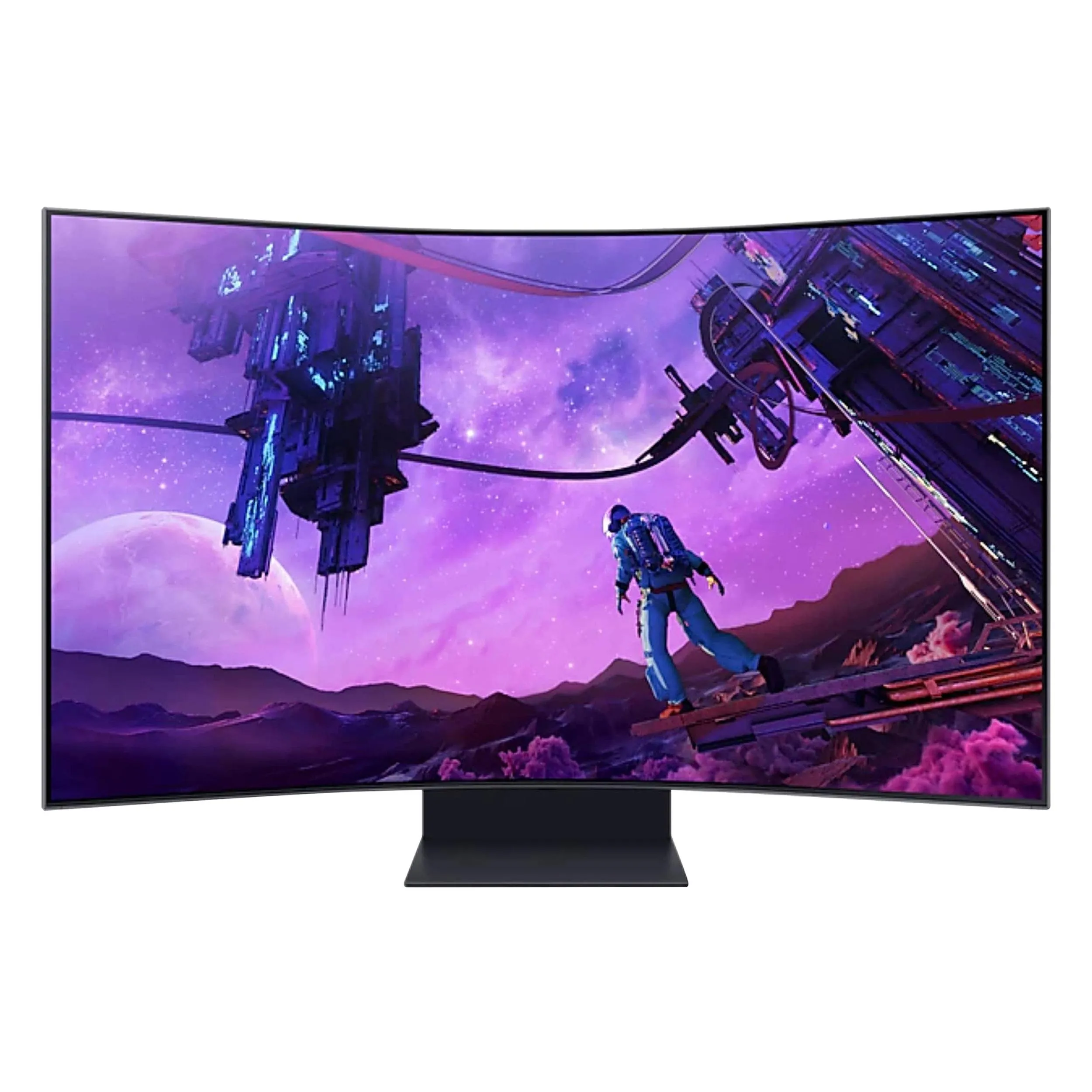مانیتور خمیده گیمینگ 55 اینچ سامسونگ مدل Odyssey Ark LS55BG970NMXUE | مشکی | گارانتی 18 ماهه الماس رایان ایرانیان