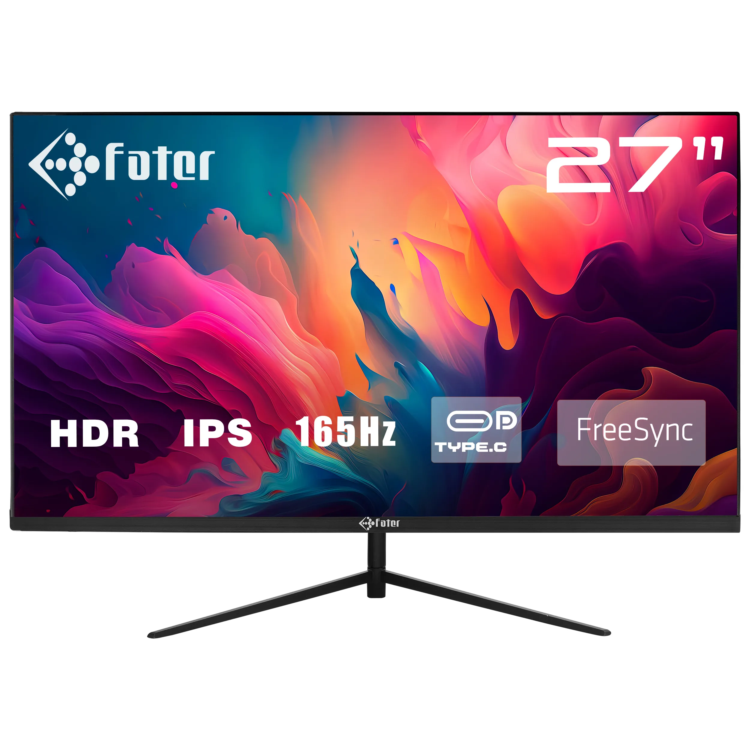 مانیتور فاطر مدل F27-165B1 سایز 27 اینچ | مشکی | گارانتی 24 ماهه مروارید اسپیرو