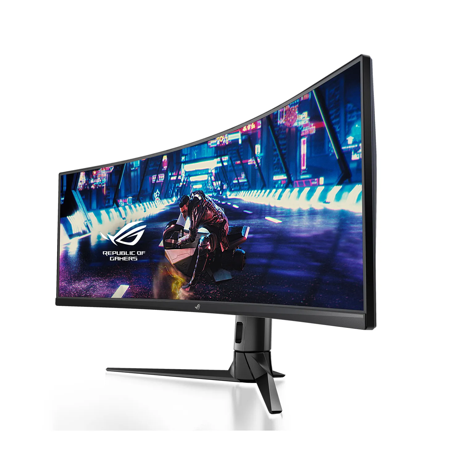 مانیتور خمیده گیمینگ 49 اینچ ایسوس مدل ROG Strix XG49VQ | مشکی | گارانتی 12 ماهه لایف سرویس