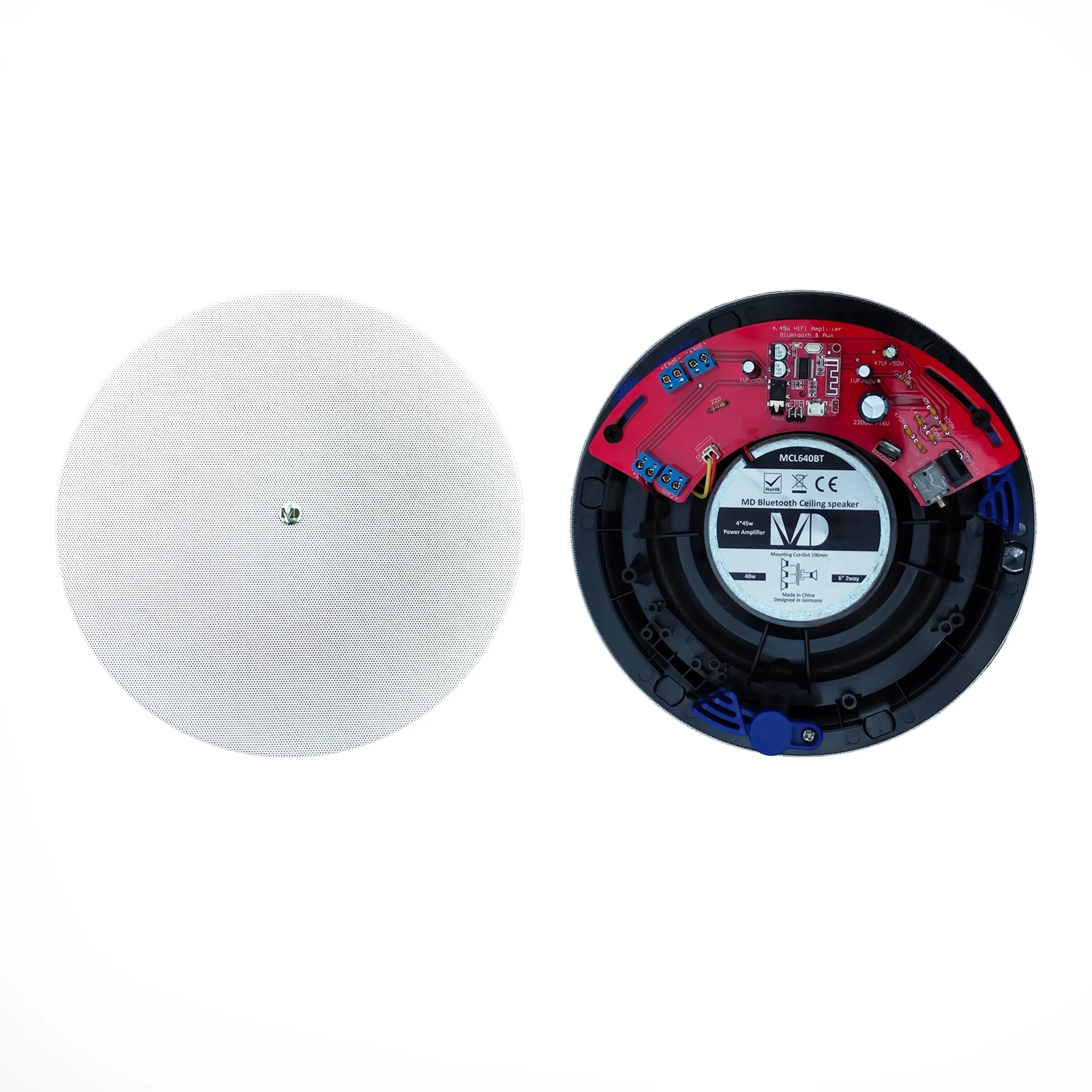 اسپیکر سقفی بلولوثی مدل MD-MCL640BT2 مجموعه 2عددی | سفید | سرویس ویژه دیجی کالا: 7 روز تضمین بازگشت کالا
