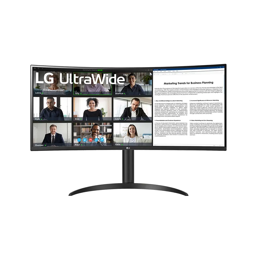 مانیتور 34 اینچ ال جی مدل 34WR55QK-B | مشکی | گارانتی 18 ماهه کسری پارس