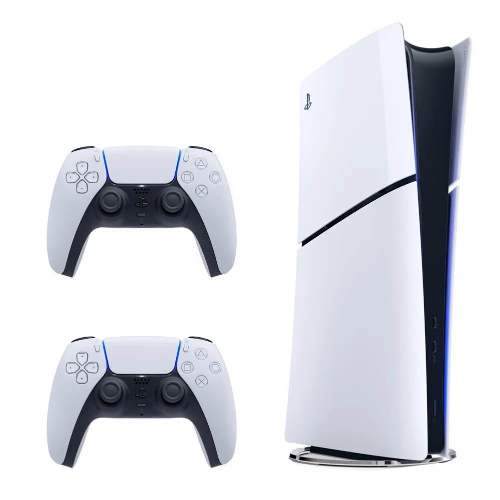 کنسول بازی سونی مدل PlayStation 5 Slim Digital Edition ظرفیت 825 گیگابایت ریجن CFI-2116 اروپا به همراه دسته اضافی | گارانتی 18 ماهه پیکسل
