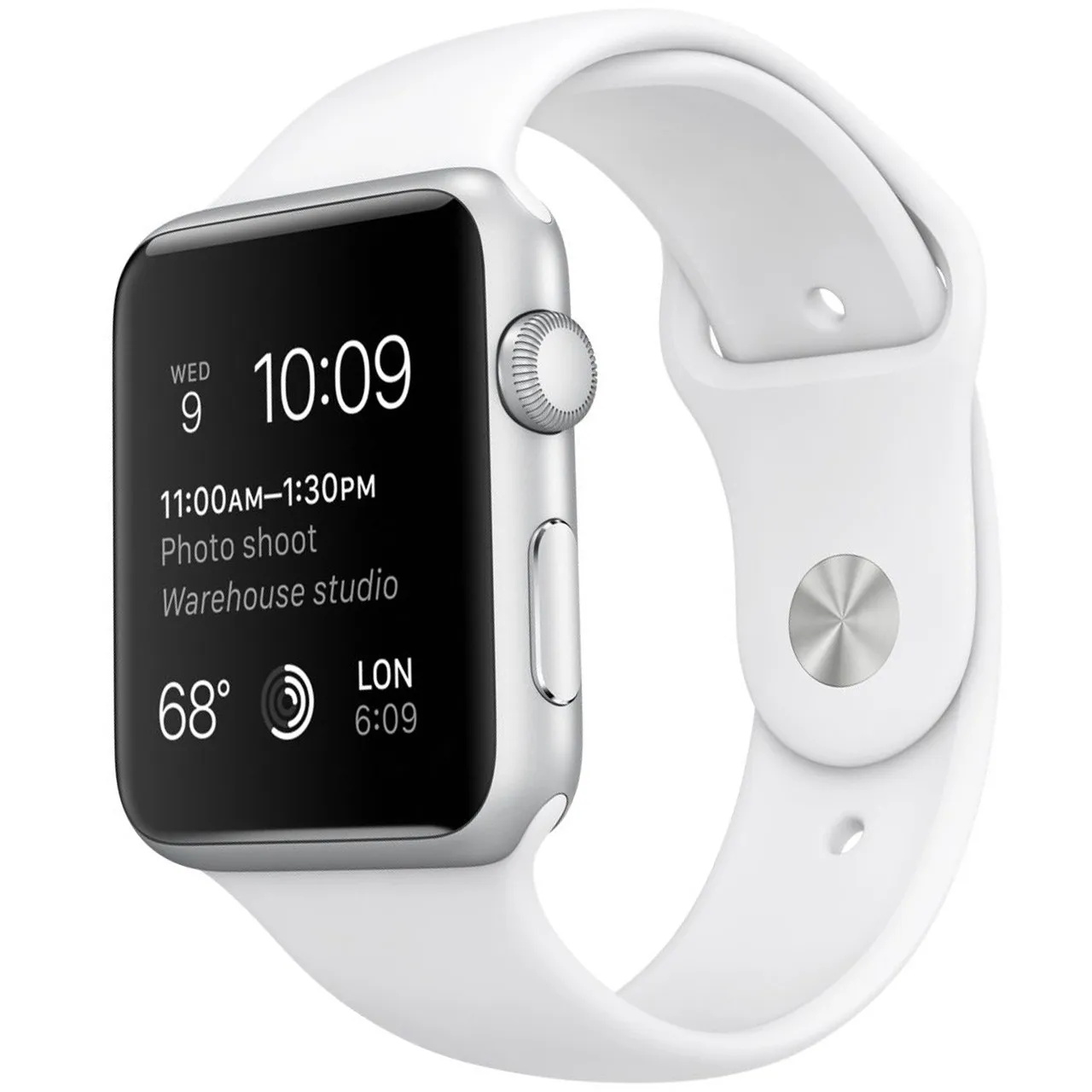 ساعت هوشمند اپل واچ مدل 42mm Silver Aluminum Case with Sport Band | سفید | گارانتی 18 ماهه امرتات