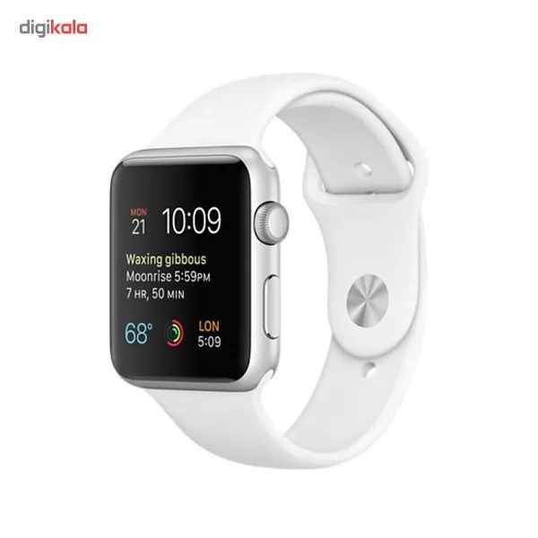 ساعت هوشمند اپل واچ مدل 42mm Silver Aluminum Case with Sport Band | سفید | گارانتی 18 ماهه امرتات