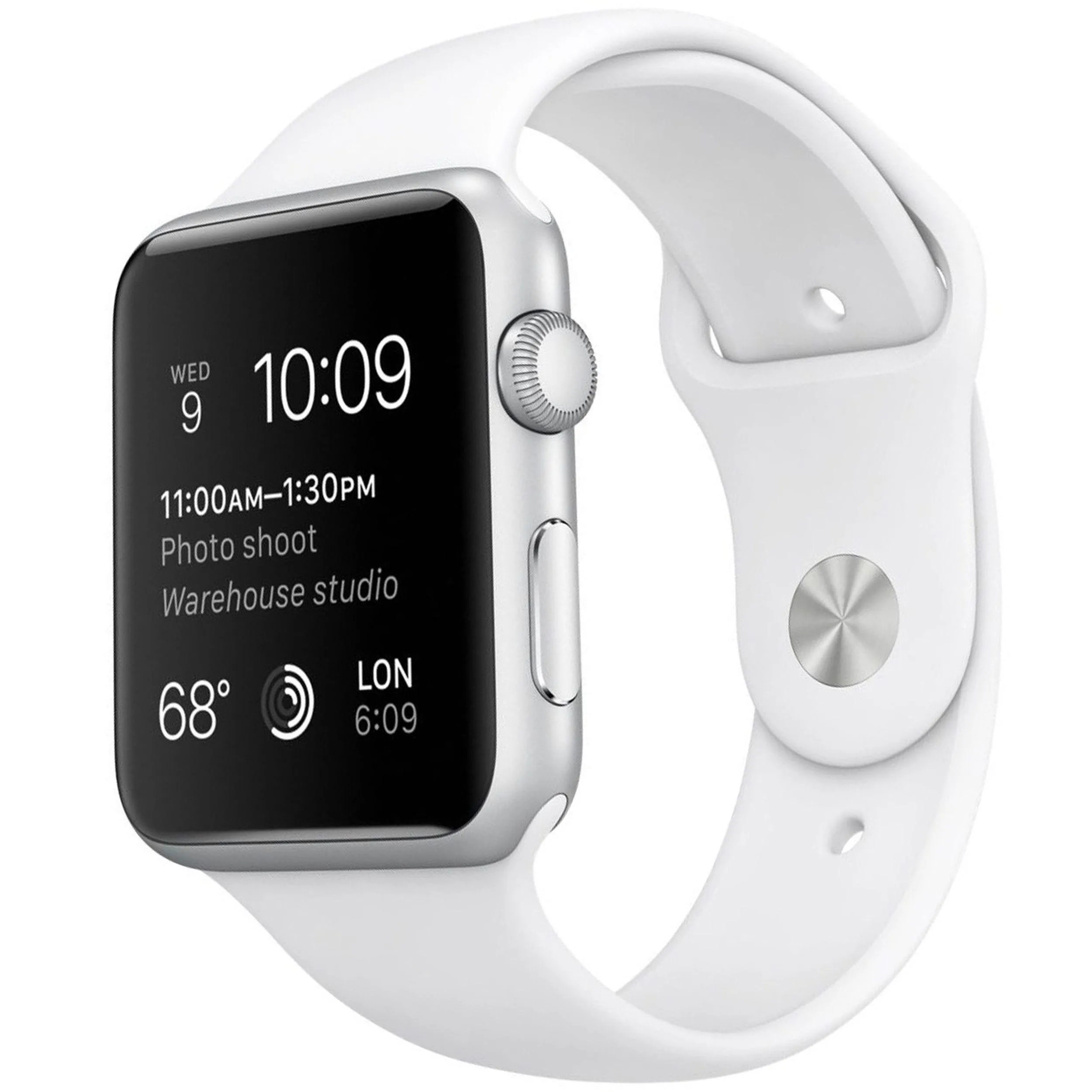 ساعت هوشمند اپل واچ مدل 42mm Silver Aluminum Case with Sport Band | سفید | گارانتی 18 ماهه امرتات