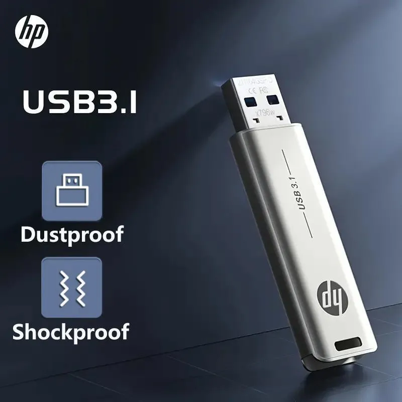 فلش مموری اچپی مدل X796W ظرفیت 64 گیگابایت | خاکستری | گارانتی 36 ماهه آواژنگ
