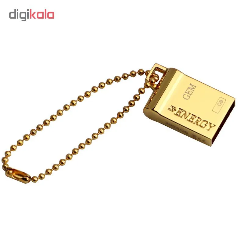 فلش مموری ایکس-انرژی مدل GOLDEN GEM-B ظرفیت 32 گیگابایت | مشکی | گارانتی 24 ماهه مروارید اسپیرو