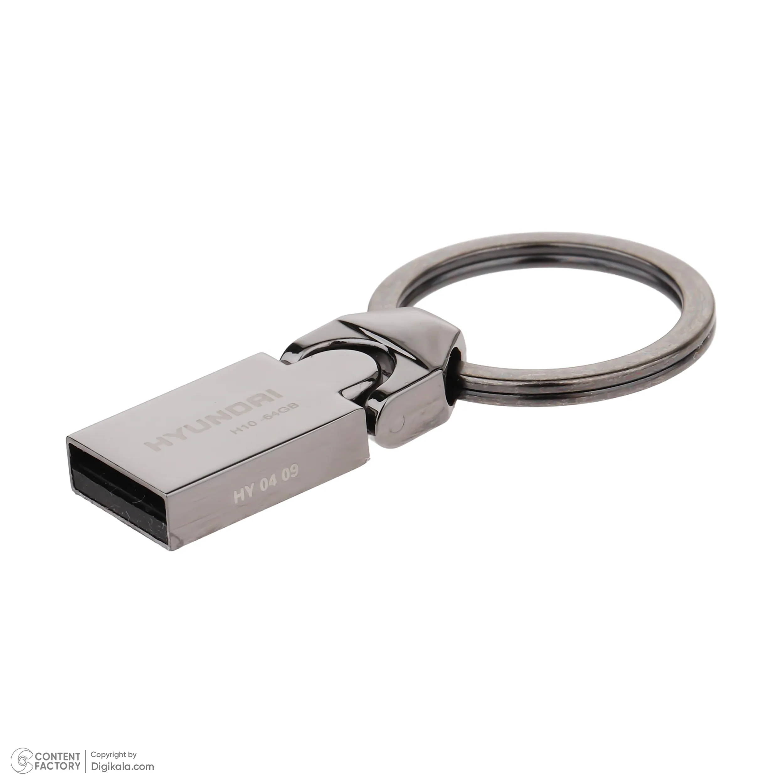 فلش مموری هیوندای مدل H10 USB2.0 ظرفیت 64 گیگابایت | سفید | گارانتی 24 ماهه مروارید اسپیرو