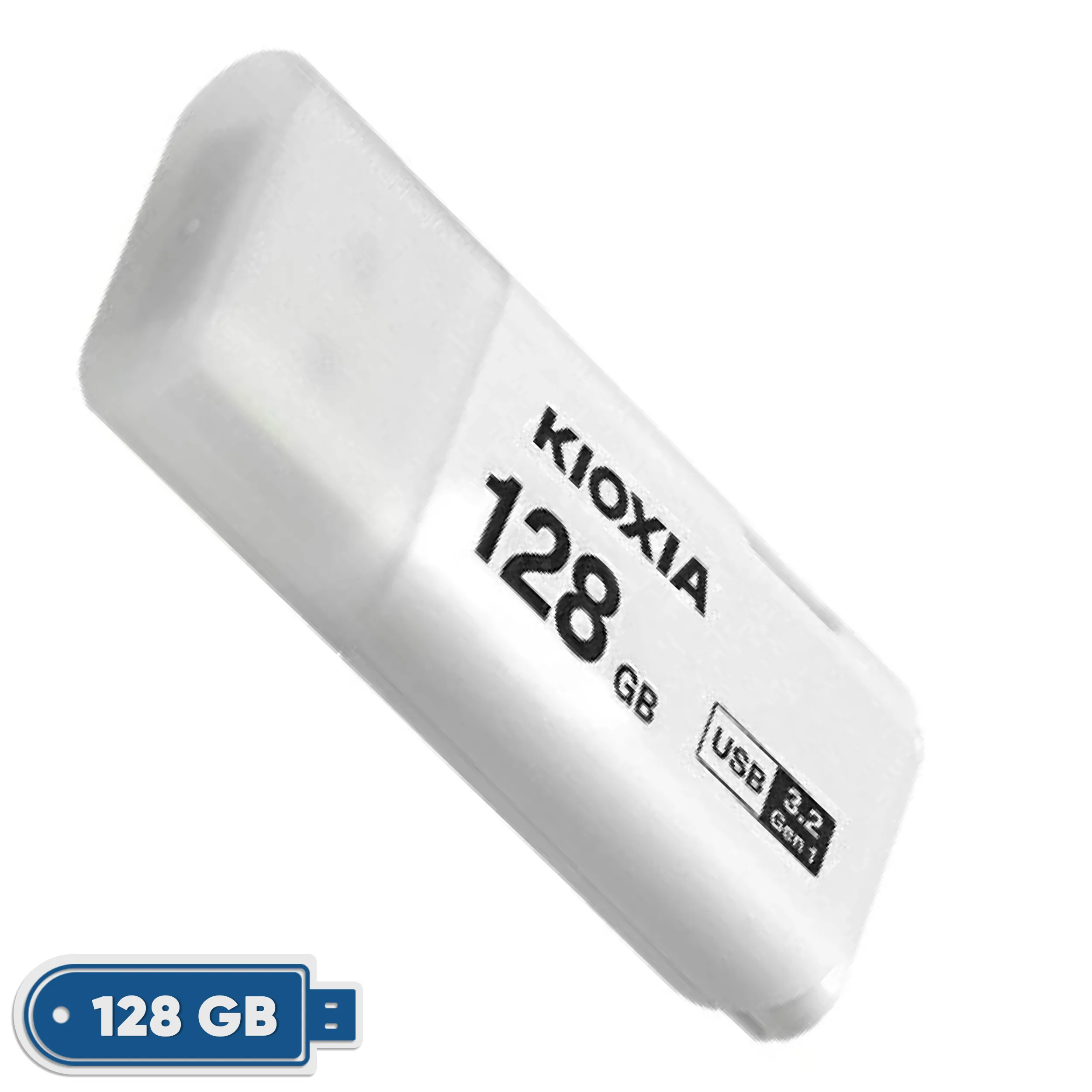 فلش مموری کیوکسیا مدل U301 ظرفیت 128 گیگابایت با رابط USB 3.2 | سفید | گارانتی 24 ماهه ایمن ایده mit