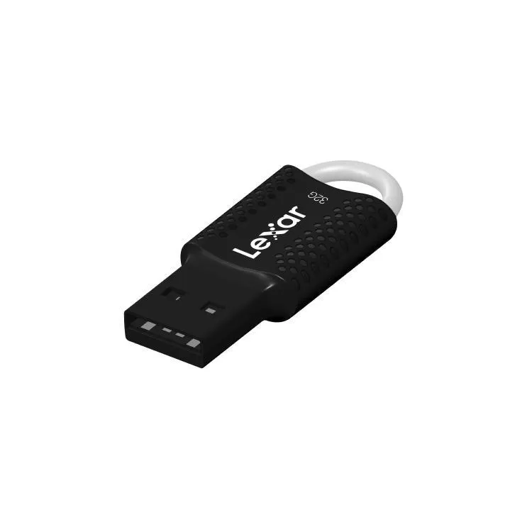فلش مموری USB 2.0 لکسار مدل V40 ظرفیت 32 گیگابایت | مشکی | گارانتی مادامالعمر ایستا